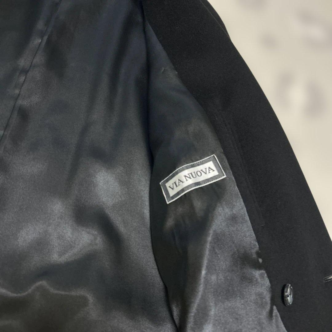 カシミア100% メンズ　コート　ダブル　紳士