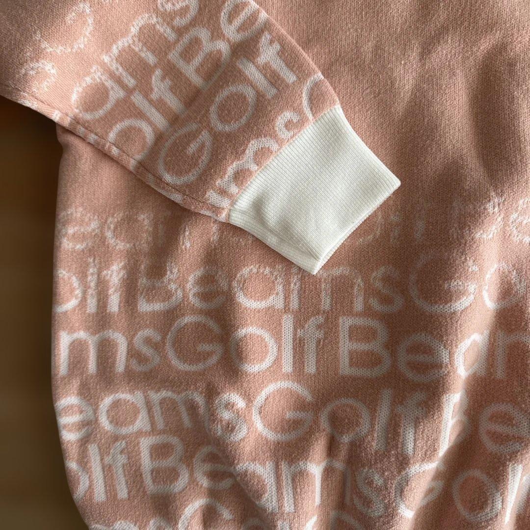 BeamsGolf ピンク 防風ニット　スカートセット　L サイズ　美品