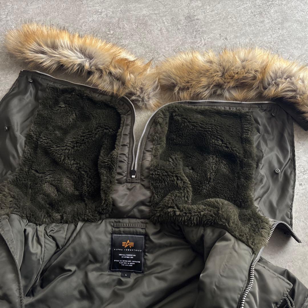 極美品■ALPHA INDUSTRIES【L】N-2B フライトジャケット