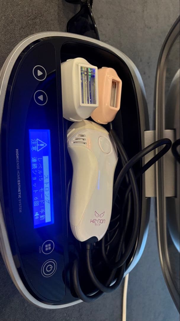 ケノン　K-201 脱毛器 10段階設定 サングラス付き