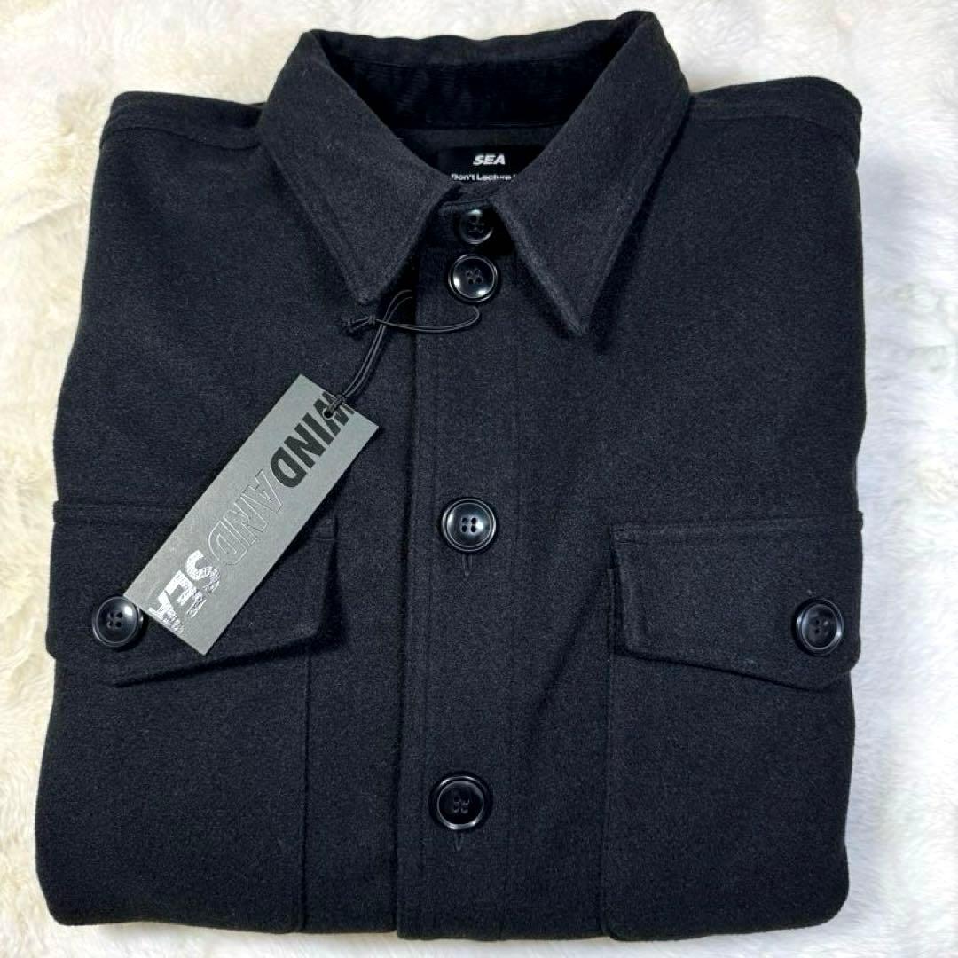 ミモザさん専用】ウィンダンシー 刺繍ロゴ 厚手 シャツジャケット L