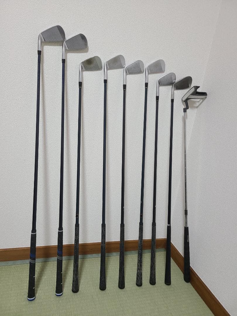 ミズノ13本フルセット（キャディバッグ付き）