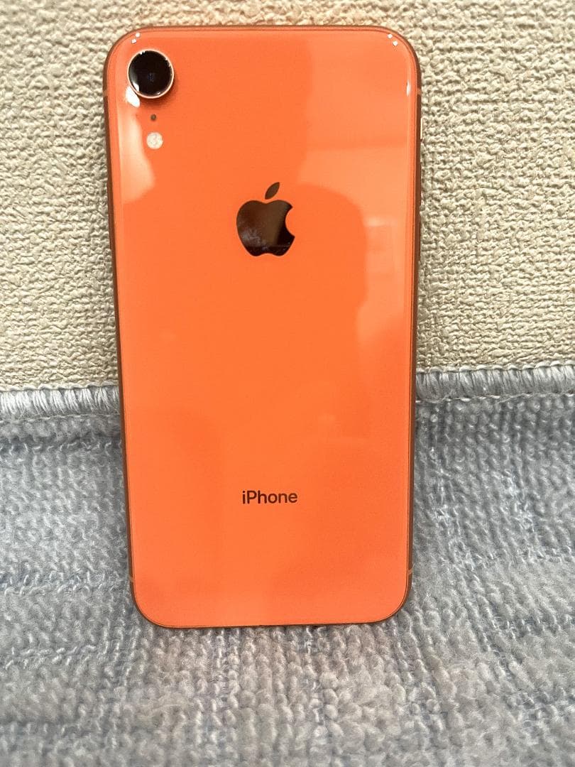 iPhoneXR スマートフォン本体　128GB　オレンジ　美品
