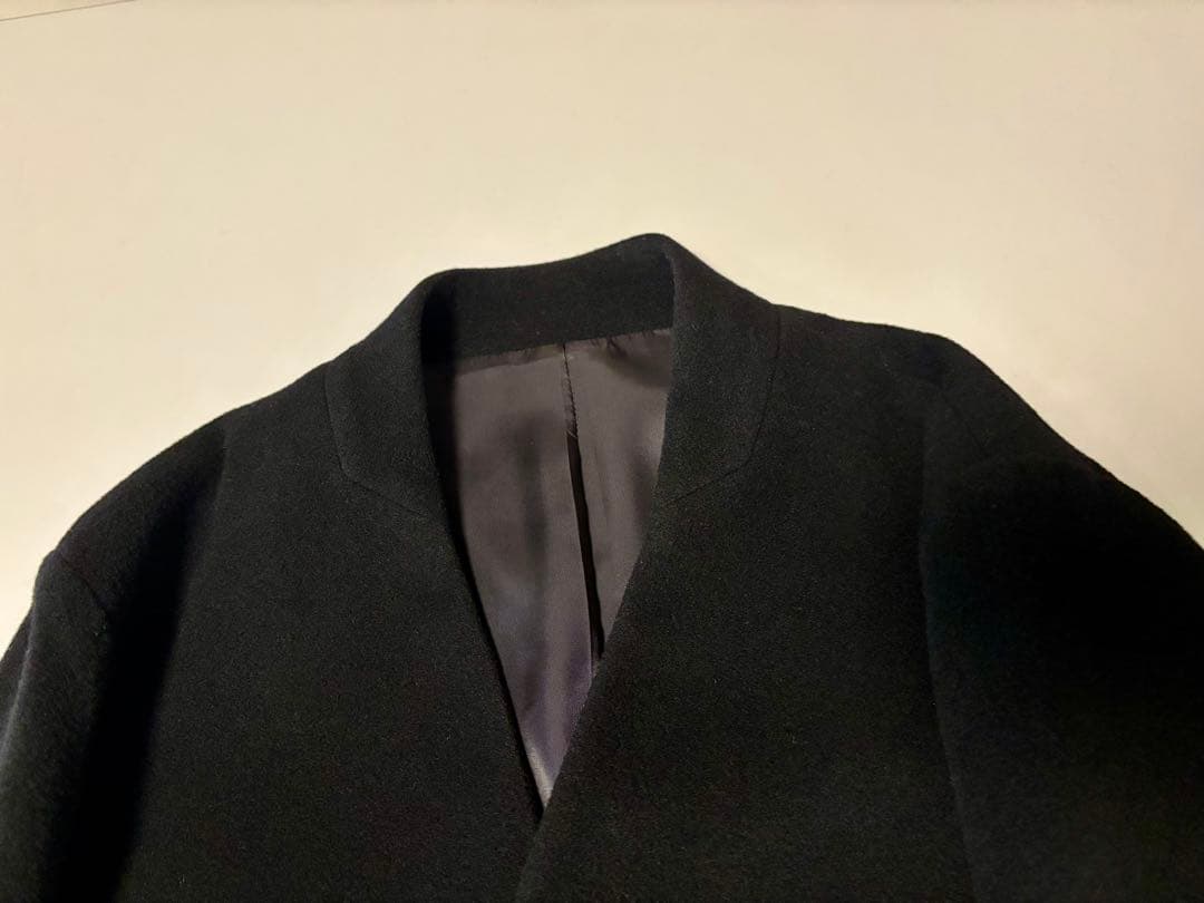 【ETHOSNES】STUDIOUS別注　ノーカラーチェスターコート