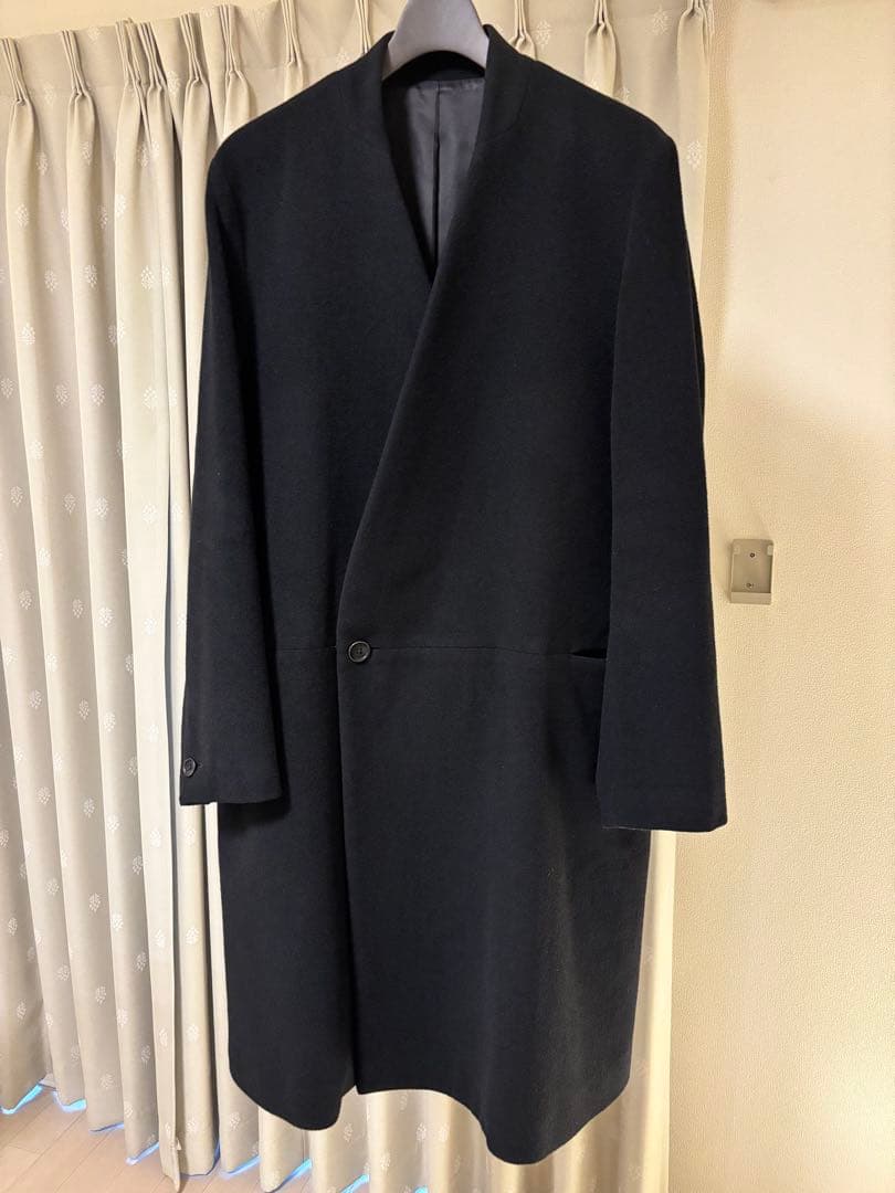 【ETHOSNES】STUDIOUS別注　ノーカラーチェスターコート