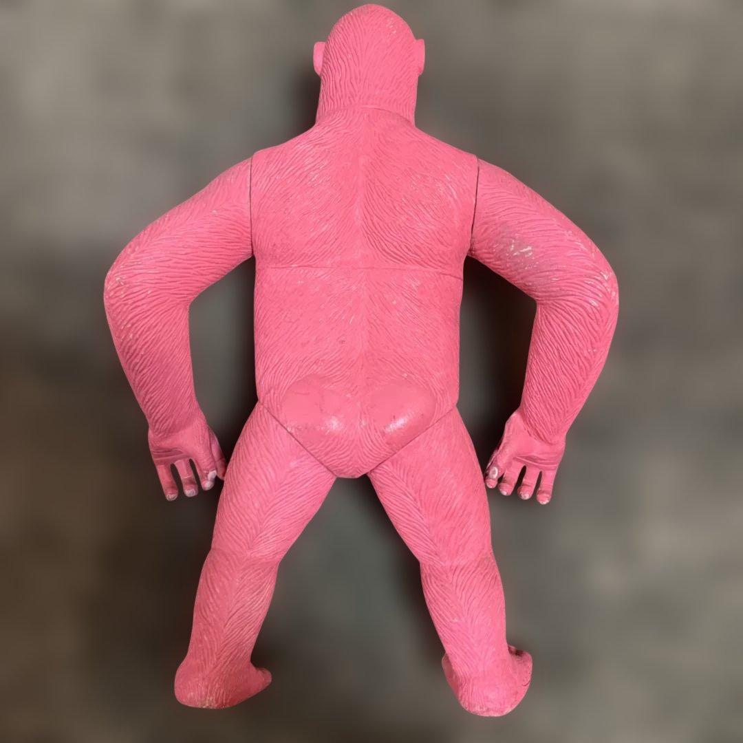 超希少❗️ビックサイズ　ピンク キングコングフィギュア　ソフビ