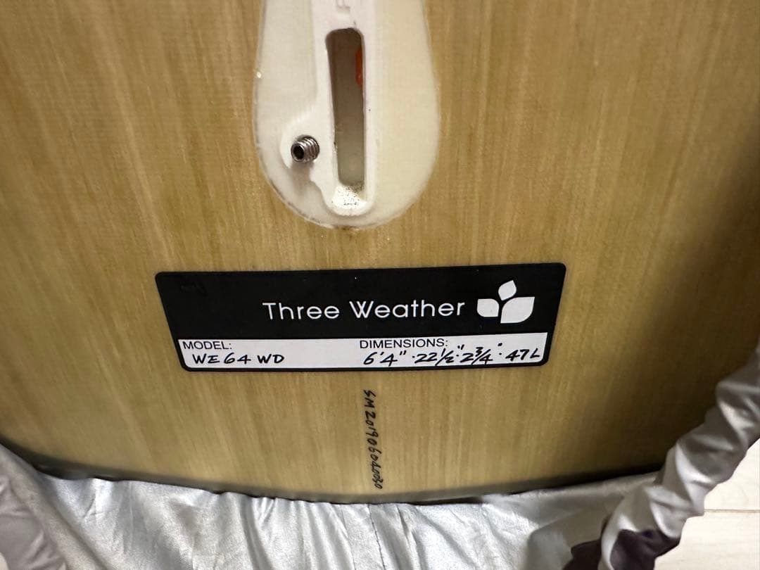 美品】ThreeWeather WEDGE ミッドレングス 47L EPS - メルカリ