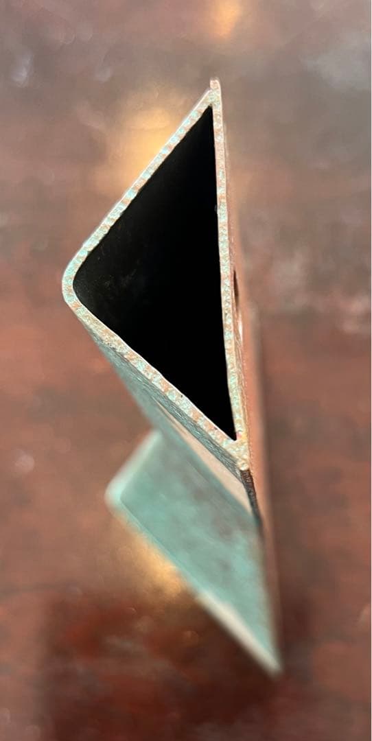 河野三秋　銅緑掛花