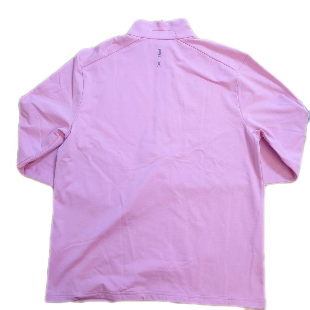 ポロ ラルフローレン RLX クォータージップ プルオーバー 桃 定価25300