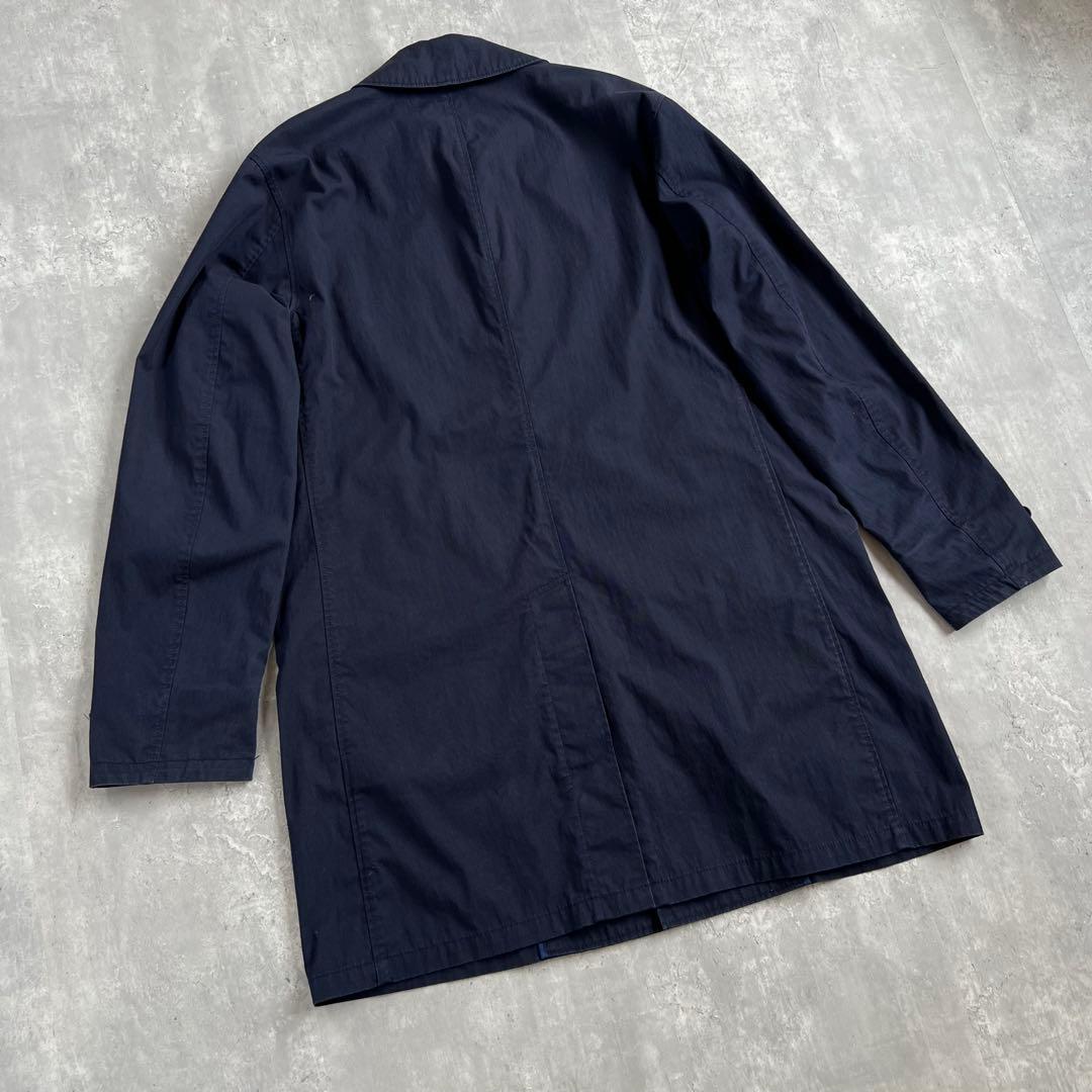ポロラルフローレン　現行タグ　ステンカラーコート　ネイビー　綿×ナイロン　M