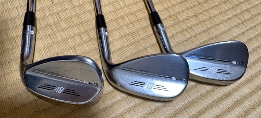 タイトリストボーケイSIM9 ３本セット