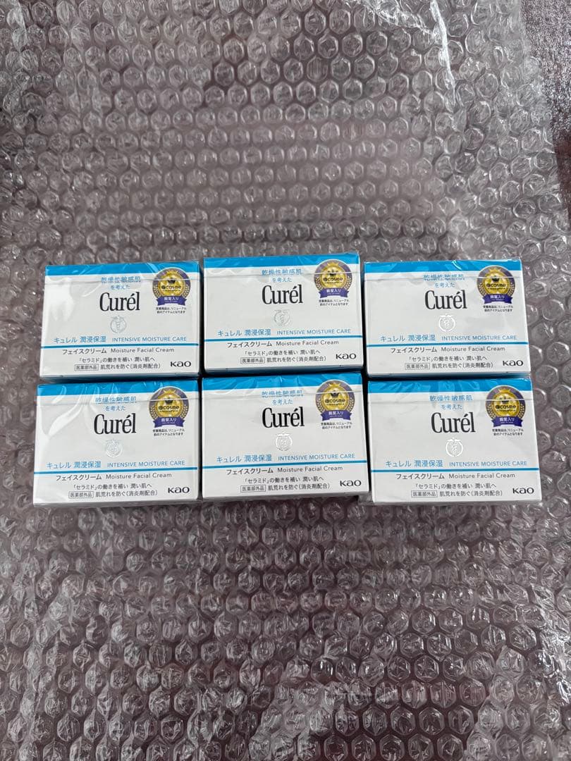 キュレル 潤浸保湿 フェイスクリーム 40g（6個）