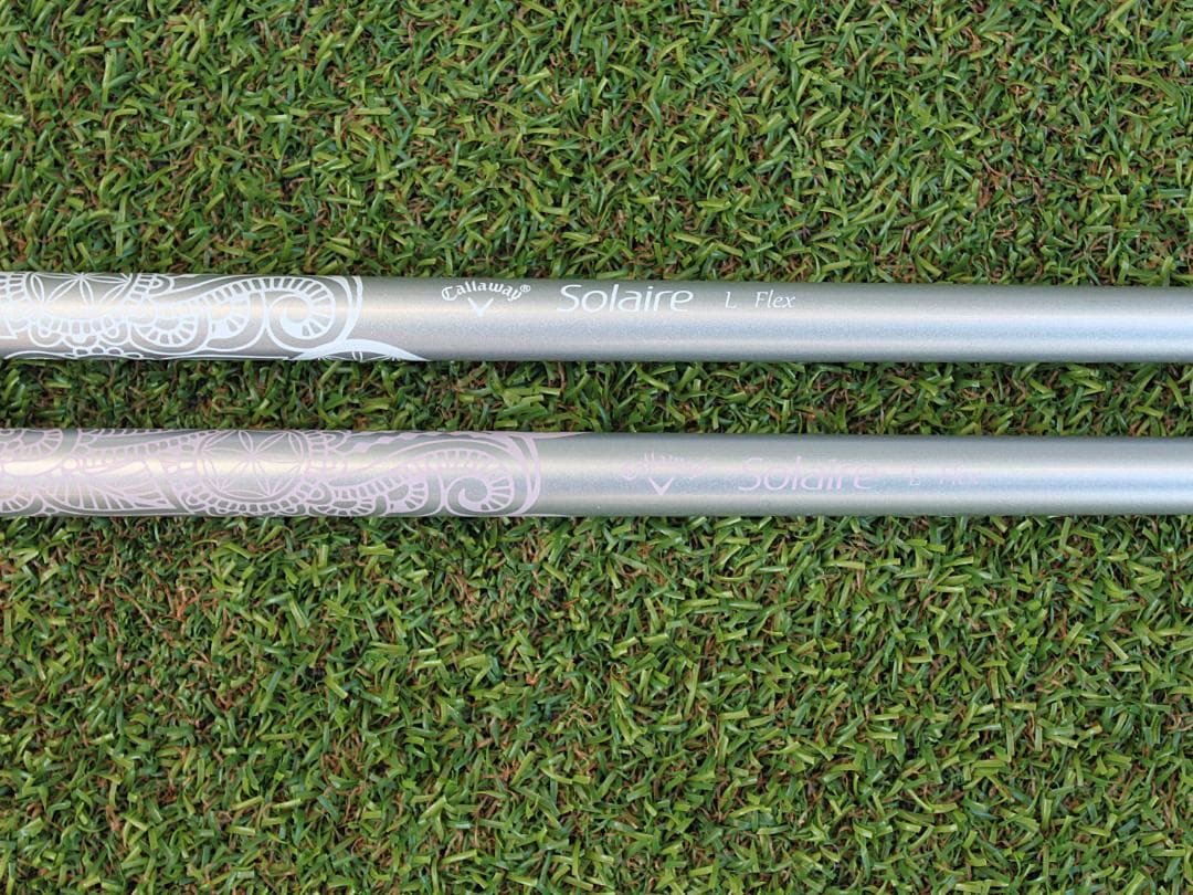 【女性用】 キャロウェイ ソレイユ 2018 ドライバー＆5W 純正カーボン L