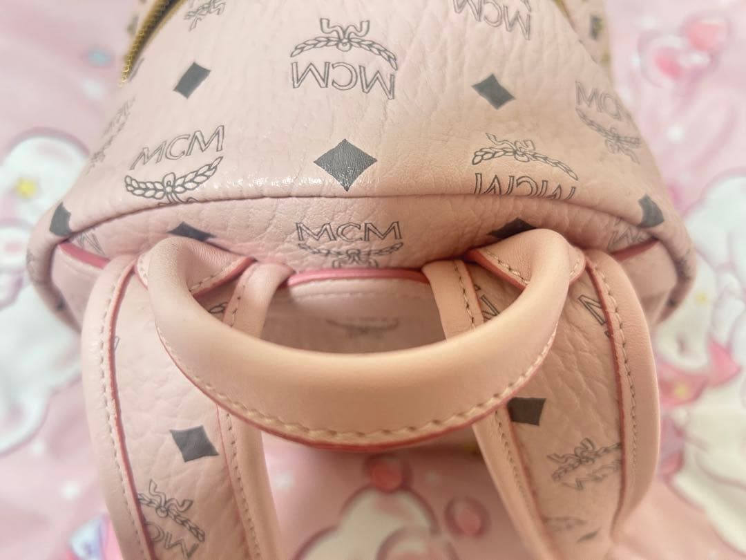 MCM リュック パウダーピンク - メルカリ