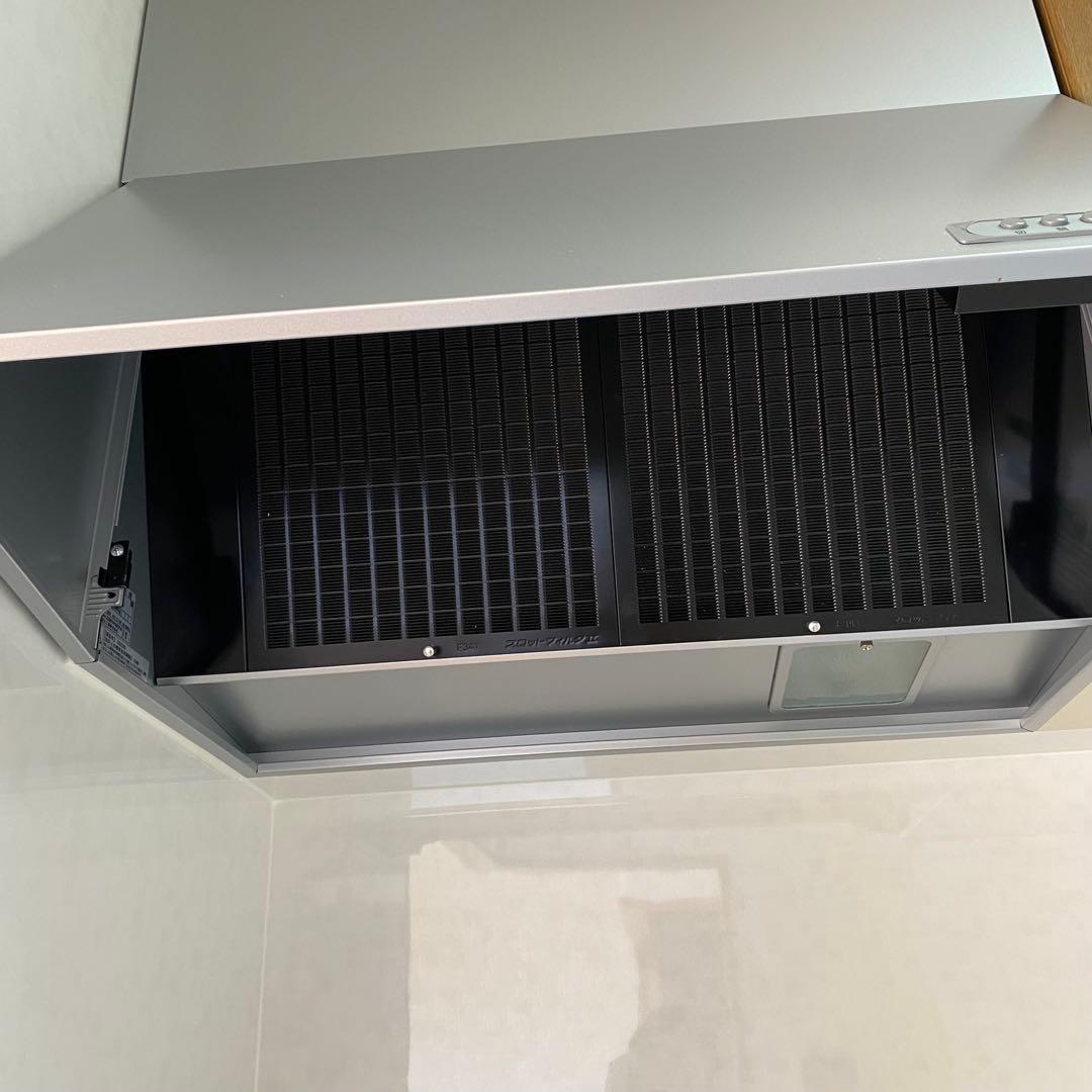 【美品】クリナップ 深型レンジフード 間口75センチ