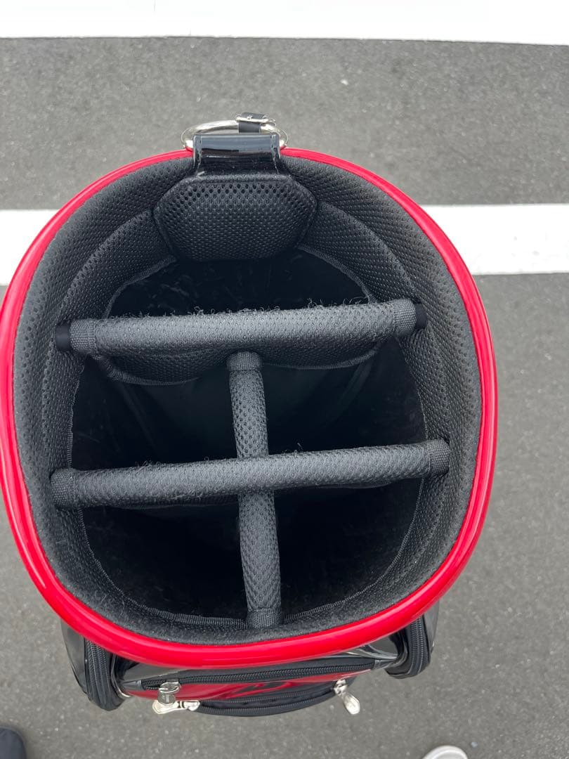 BRIDGESTONE GOLF キャディバッグ 黒赤