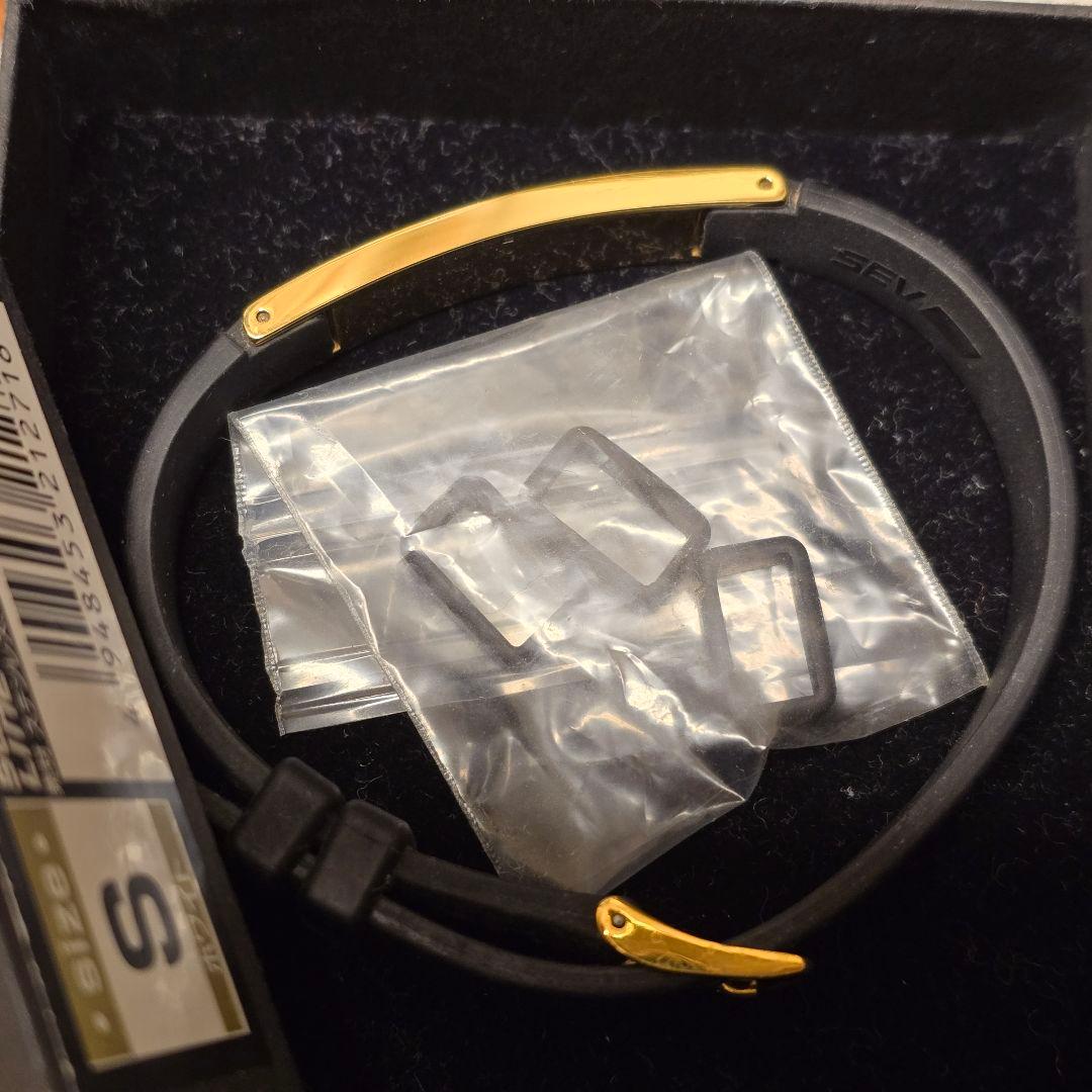 SEV ブラック ゴールド ブレスレット2G 定価33,000円