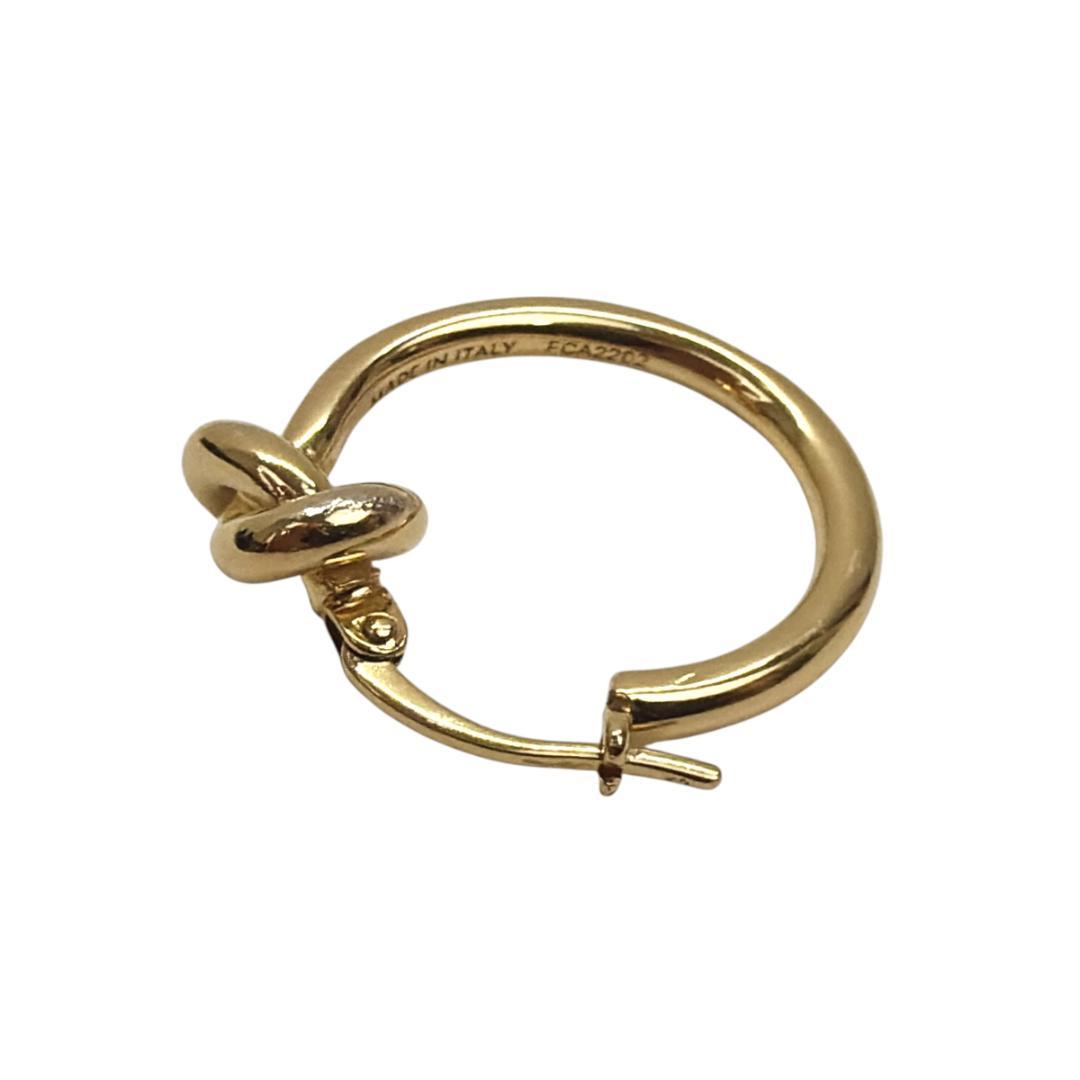 CELINE セリーヌ フープピアス ノット 片耳 FCA2202 ゴールド