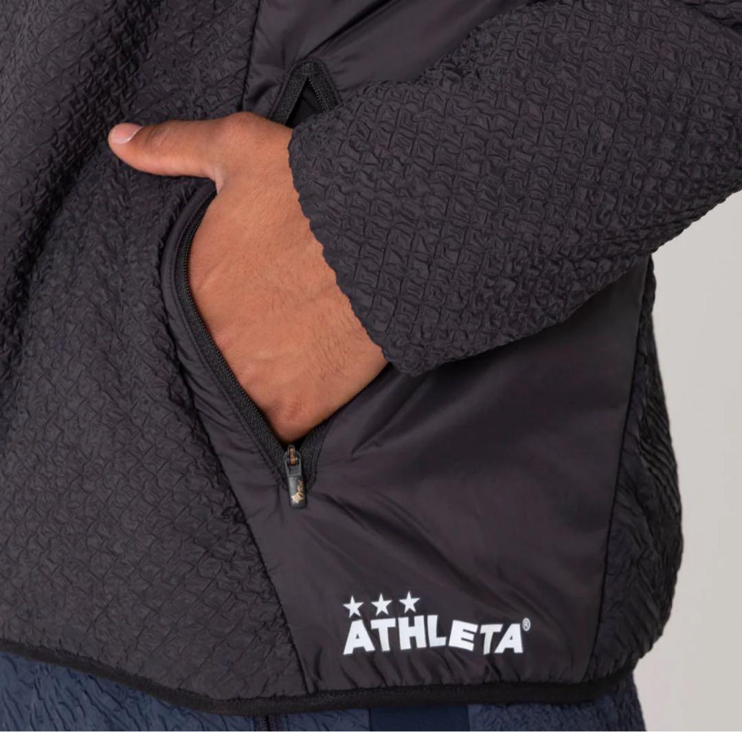 【値下げ中】ATHLETA中綿3DエンボスBlack O Rei