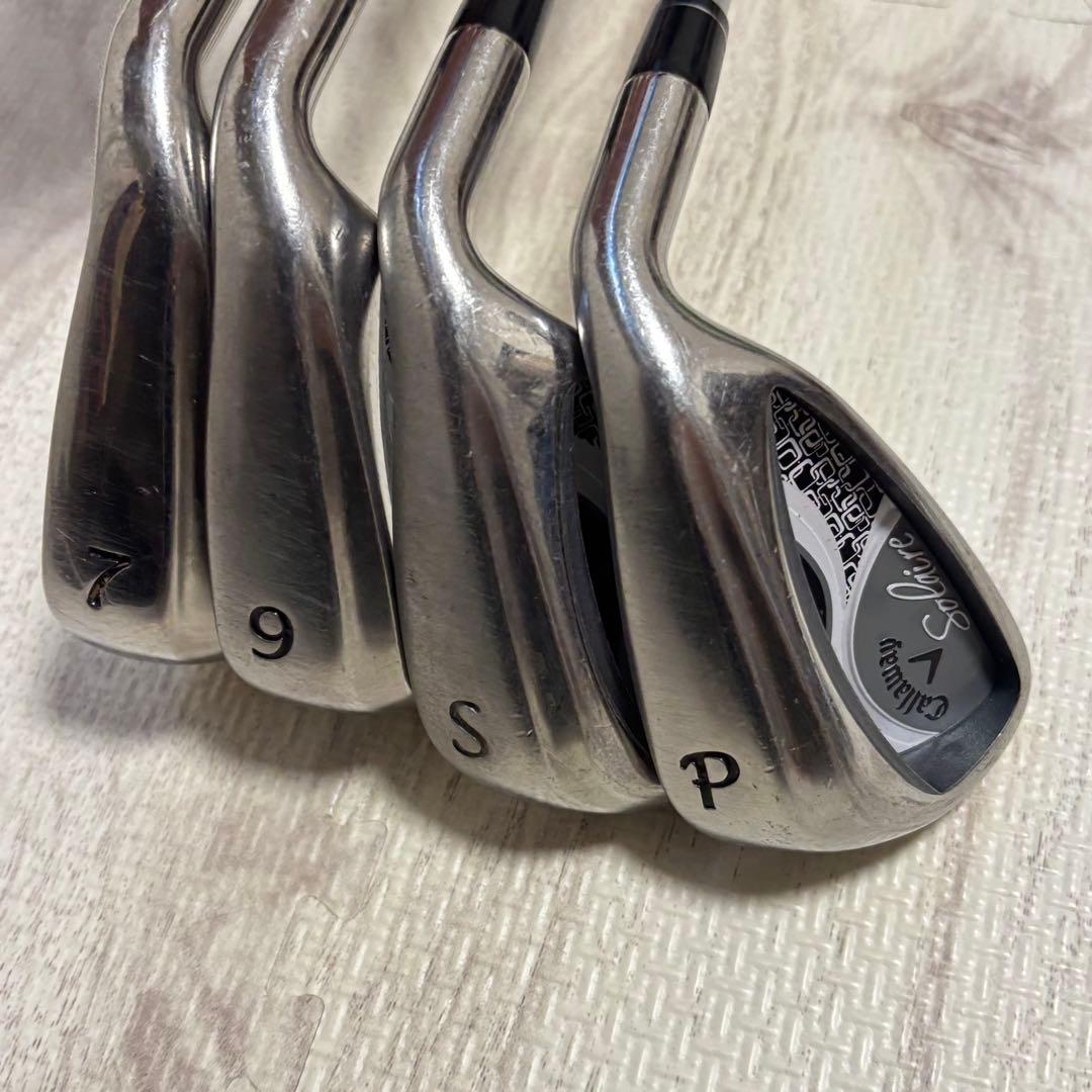キャロウェイ　ソレイユ　レディース　ゴルフセット　アイアン　右　L