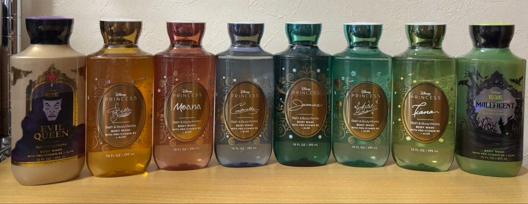 【プリンセスxヴィランズ】Bath&bodyworks ボディウォッシュ8本