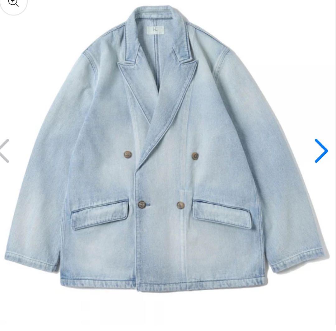 新品未使用HERILL HL Denim jacket LIGHT INDIGO