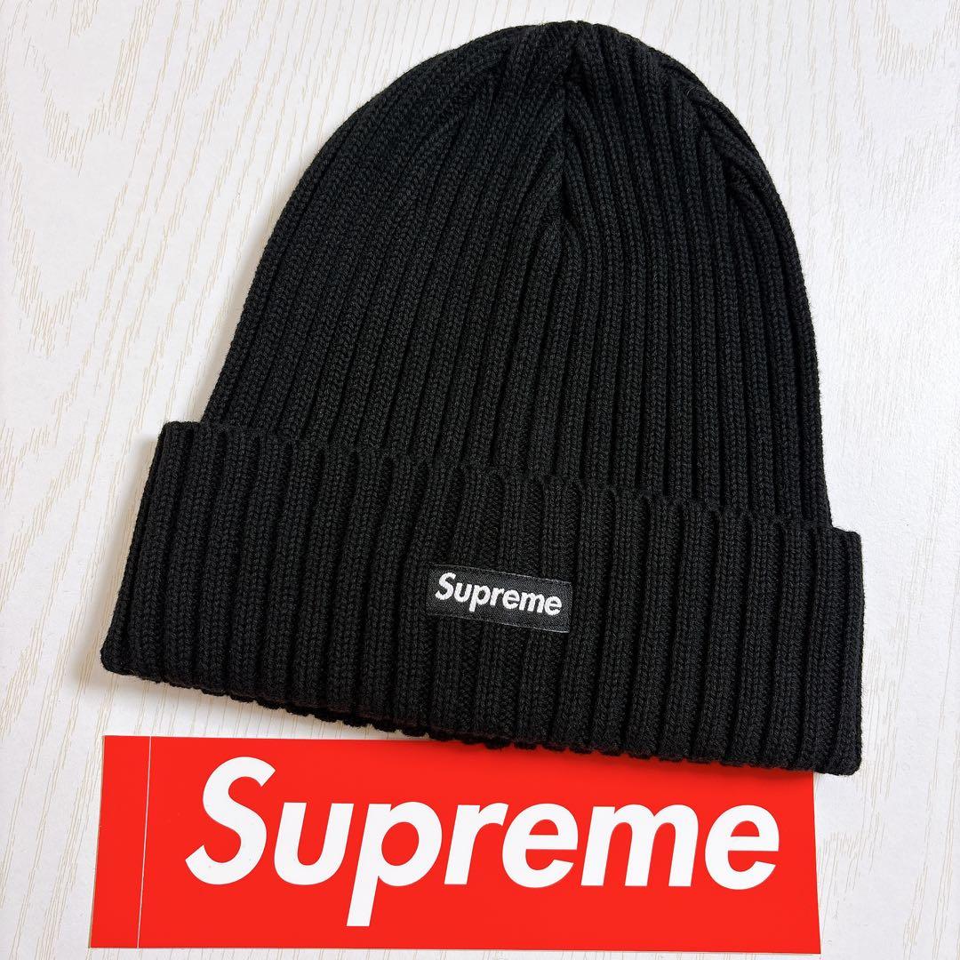 Supreme Overdyed Beanie ニット帽　ブラック　黒