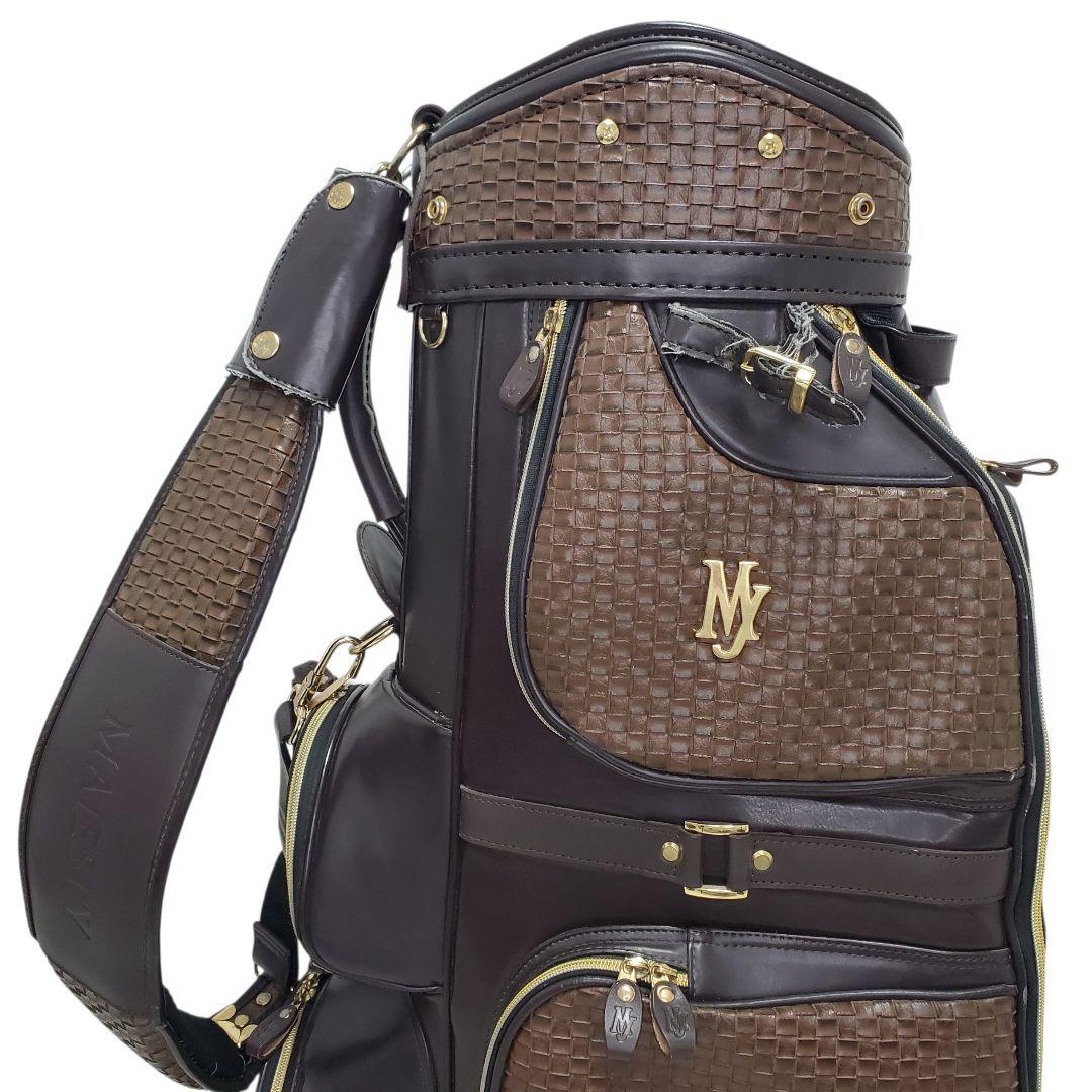 希少 MAJESTY キャディバッグ レザー