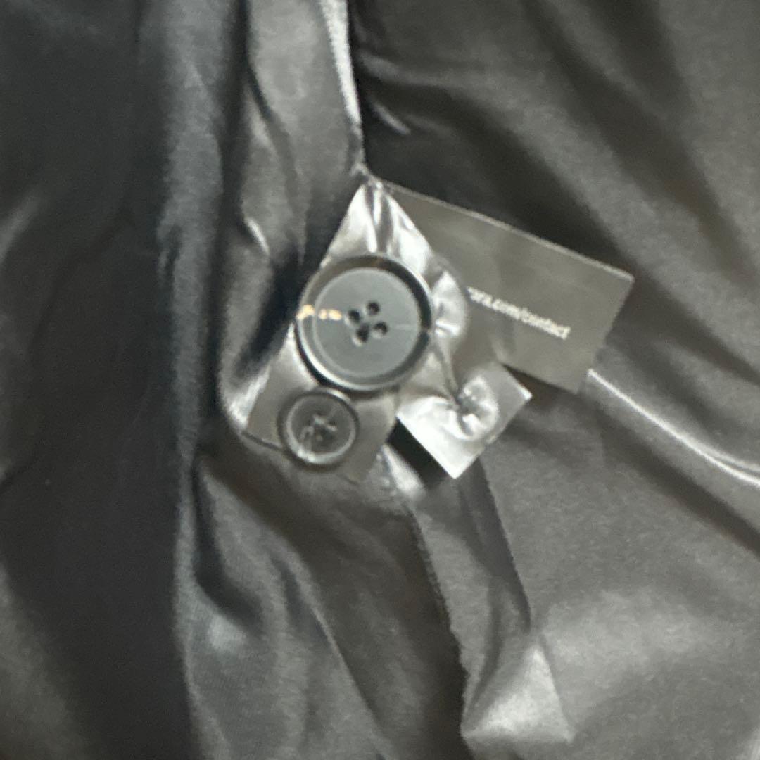 ウール混ダブルブレストコート ベルト付き