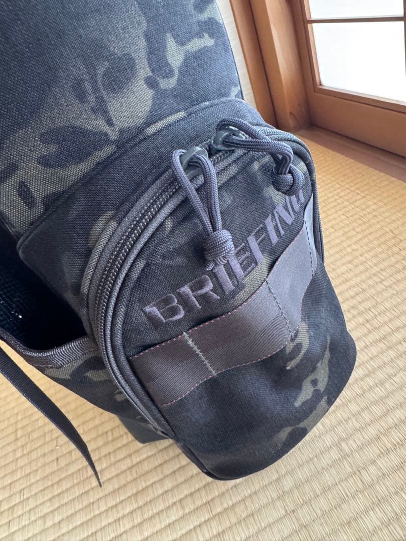 まさ【超美品】BRIEFING カモフラージュ キャディバッグ
