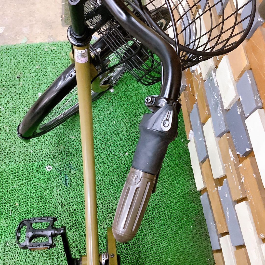 引き取り価格ママチャリ SUBCREW サブクルー カーキ 26インチ 変速付き