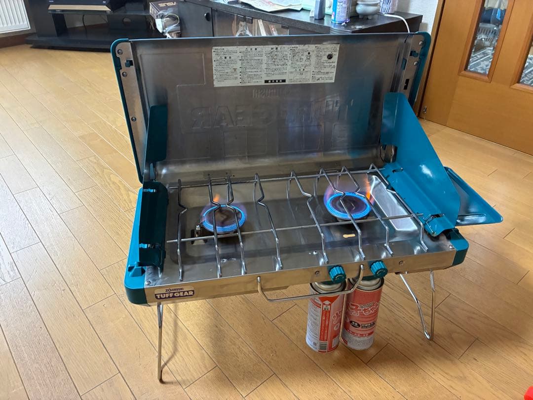 象印 ツーバーナーコンロ GTA-S40-XA フリースタンドセット