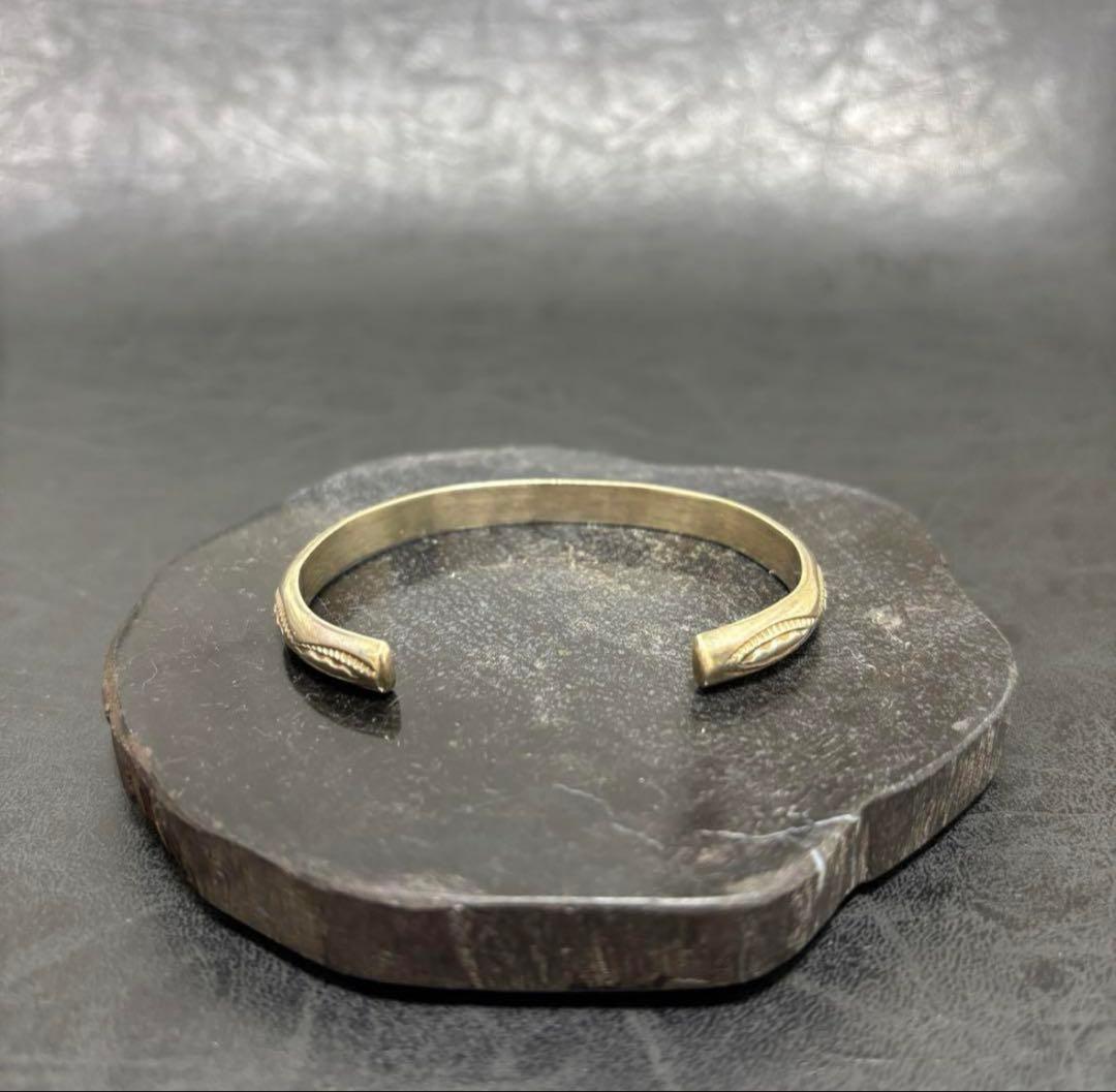 NAVAJO（ナバホ）族 Chris Charley作 フェザー&ターコイズバングル