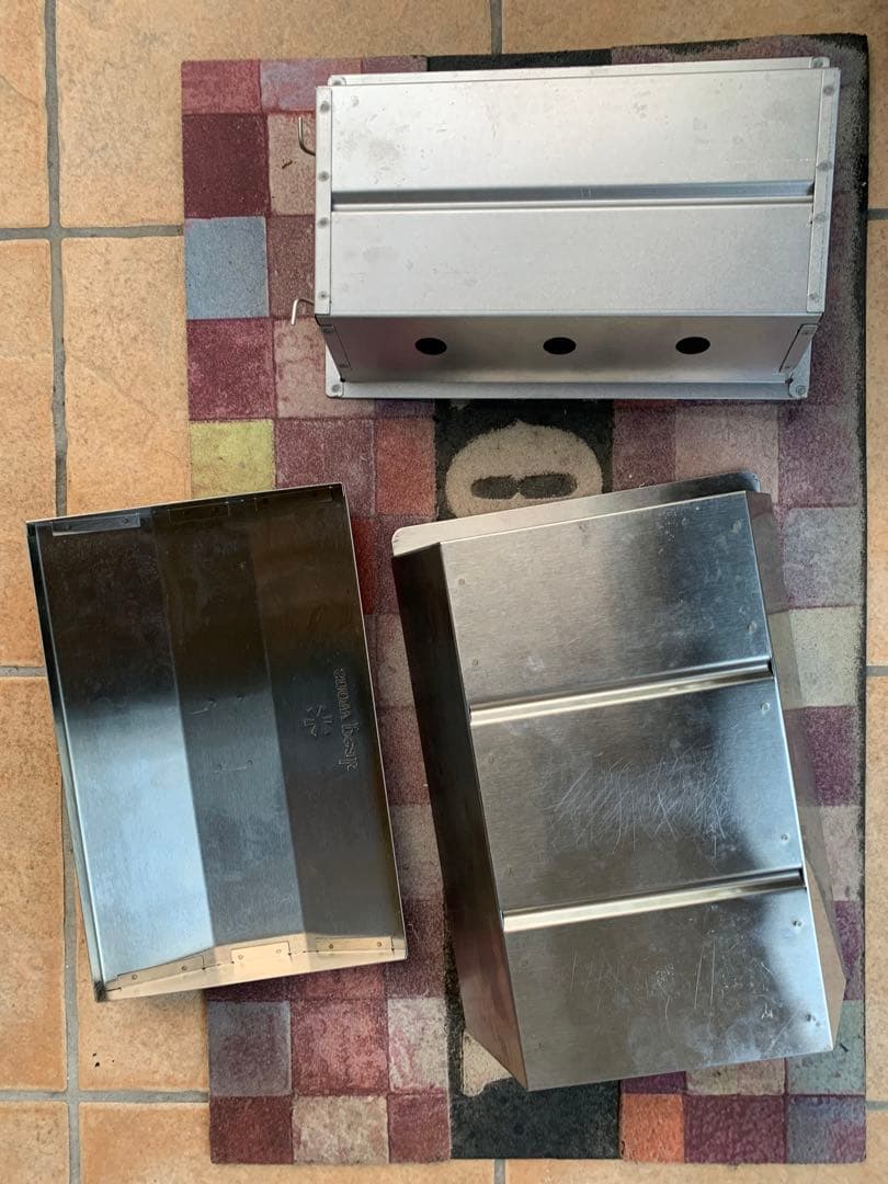  Peak ステンレス 未使用焚き火台　ファイヤ炭