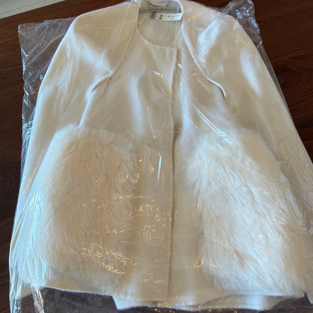 セルフォード✨ファーポケットリバーケープジャケット