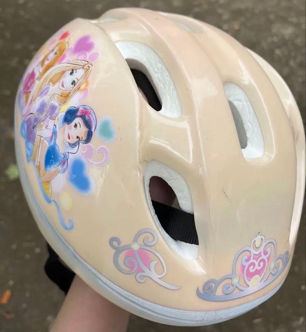 【6/18まで出品】幼児用自転車 ピンク プリンセス 18インチ　ヘルメット付き