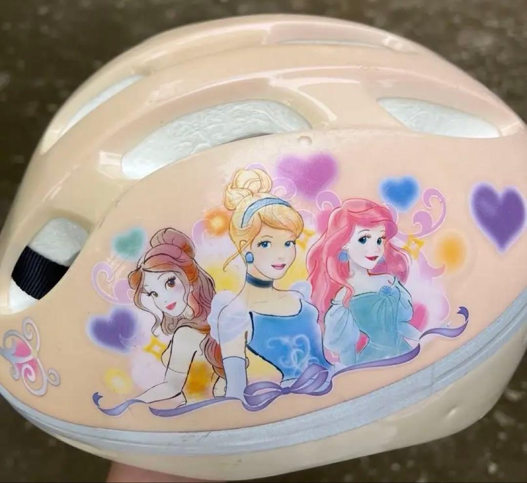 【6/18まで出品】幼児用自転車 ピンク プリンセス 18インチ　ヘルメット付き