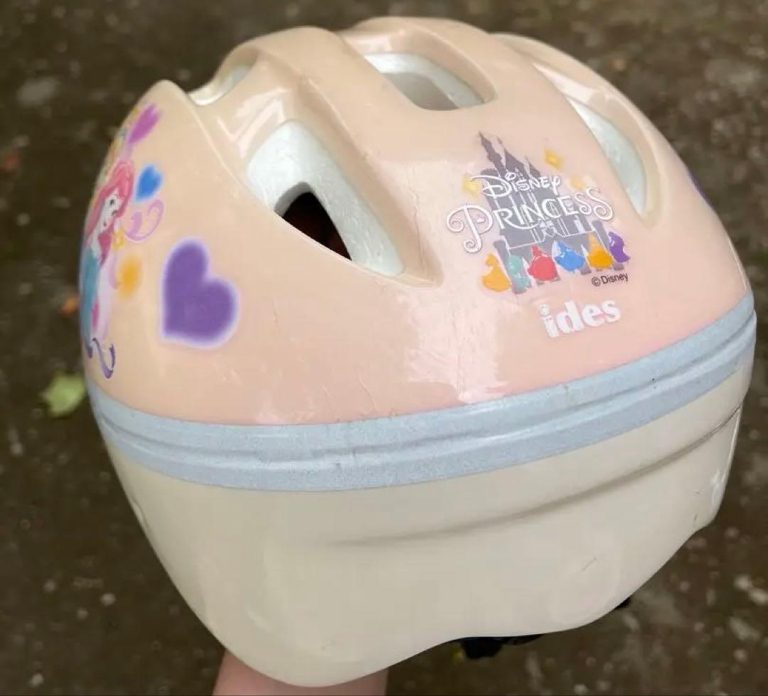 【6/18まで出品】幼児用自転車 ピンク プリンセス 18インチ　ヘルメット付き