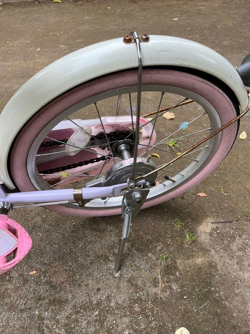 【6/18まで出品】幼児用自転車 ピンク プリンセス 18インチ　ヘルメット付き