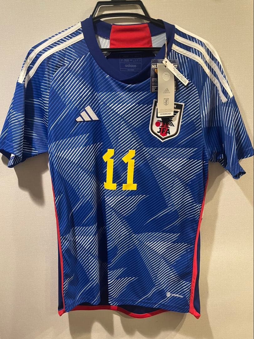 新品タグ付き　サッカー日本代表　久保建英　カタールワールドカップ　XL