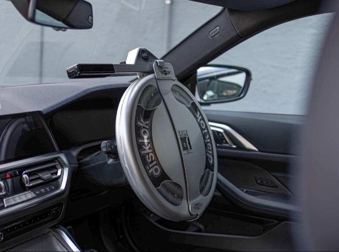 未開封品 Disklok】 ハンドルロック S ステアリングロック 2点セット