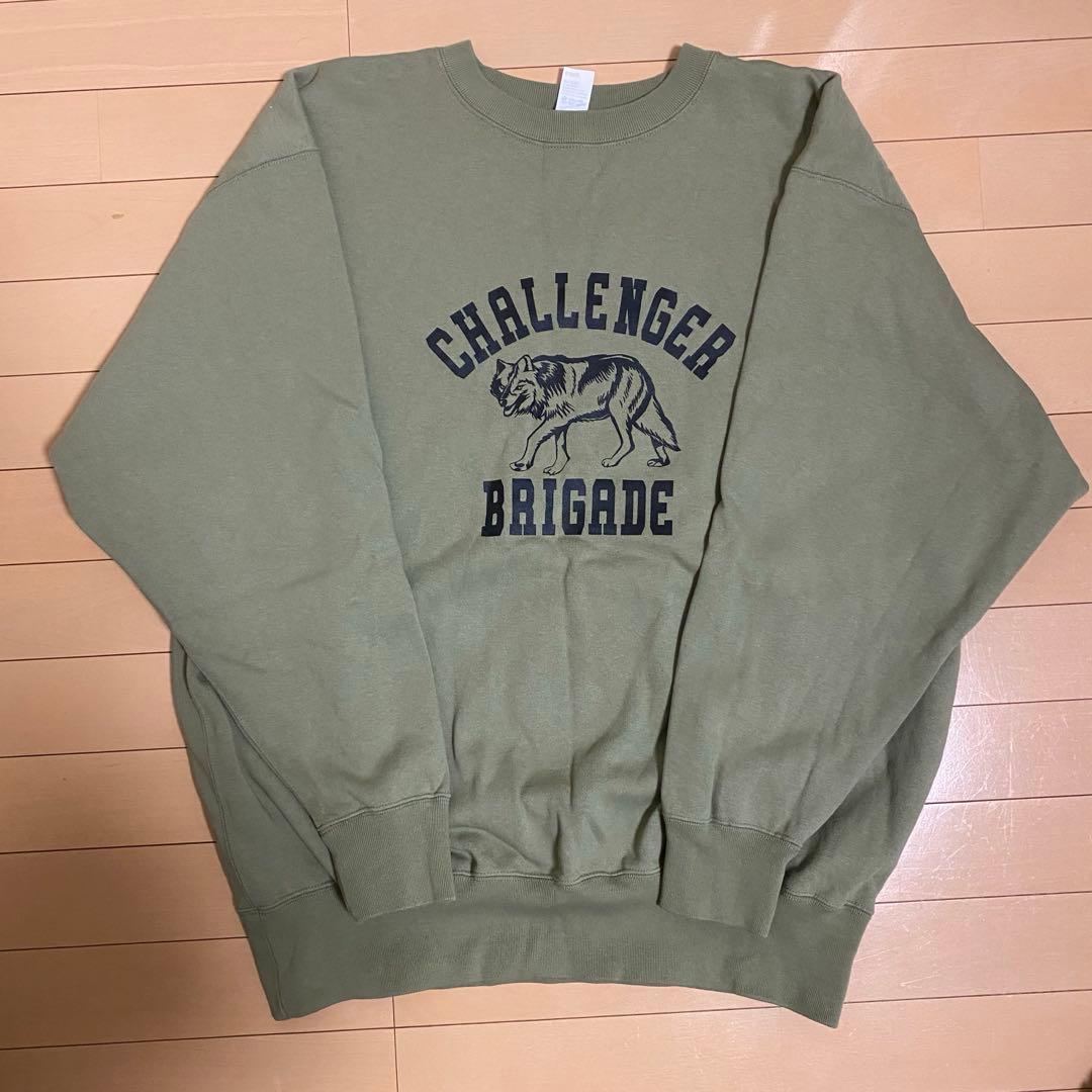 トップス CHALLENGER WOLF COLLEGE C/N SWEAT XL