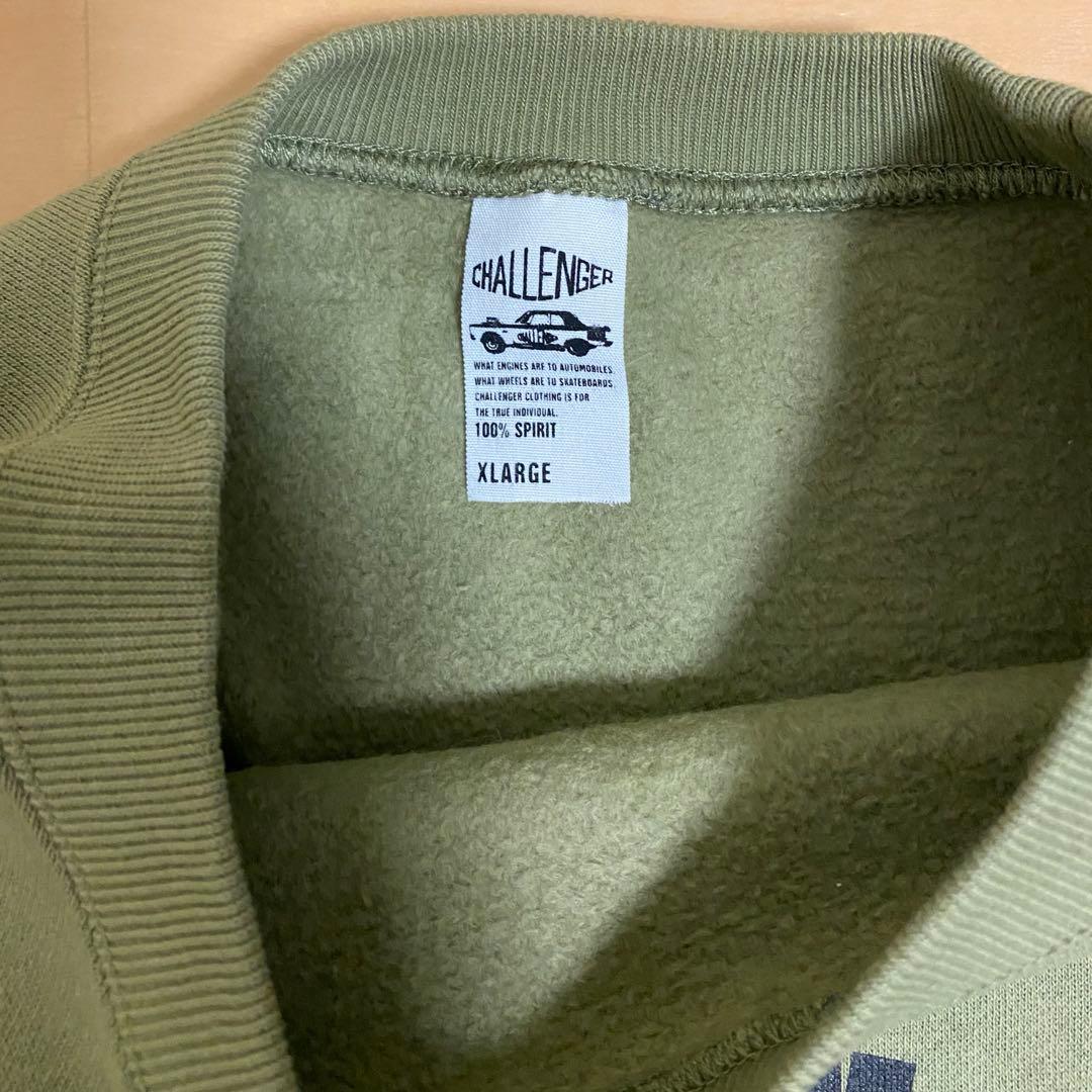 トップス CHALLENGER WOLF COLLEGE C/N SWEAT XL