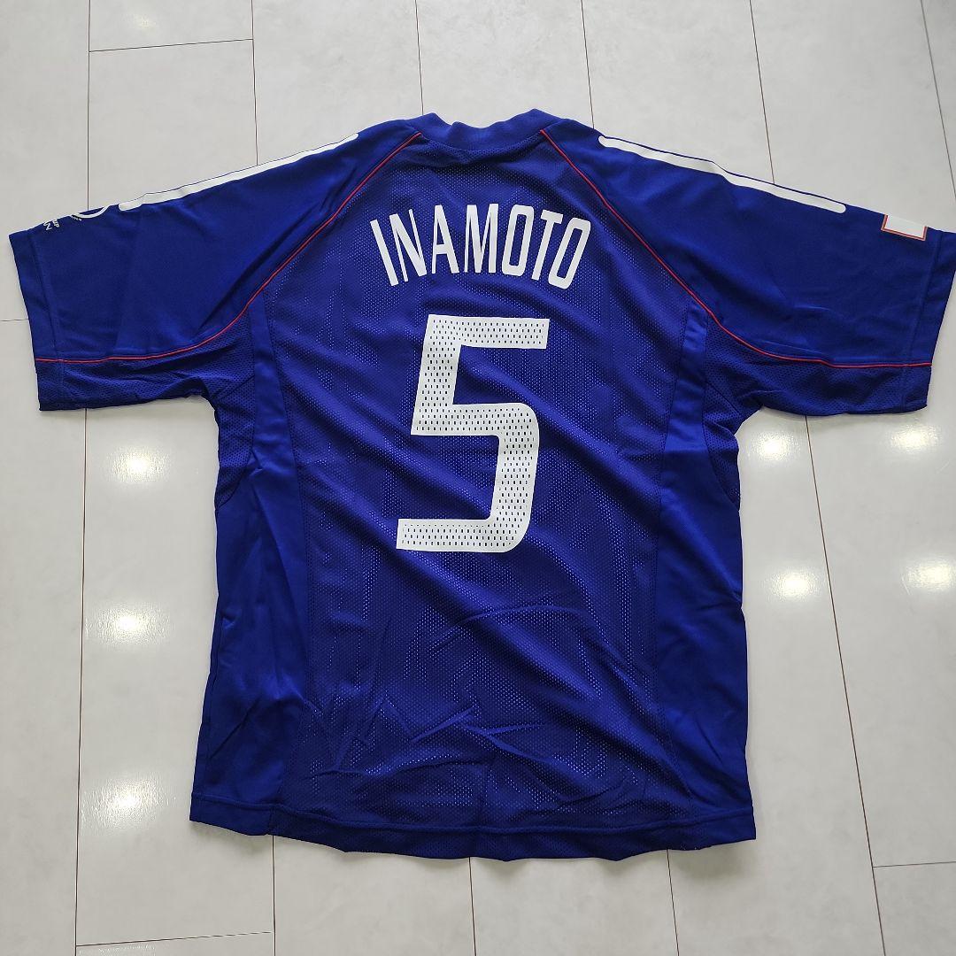 2002日韓W杯 日本代表マッチデイユニフォーム 稲本潤一 5 新品タグ 専用袋