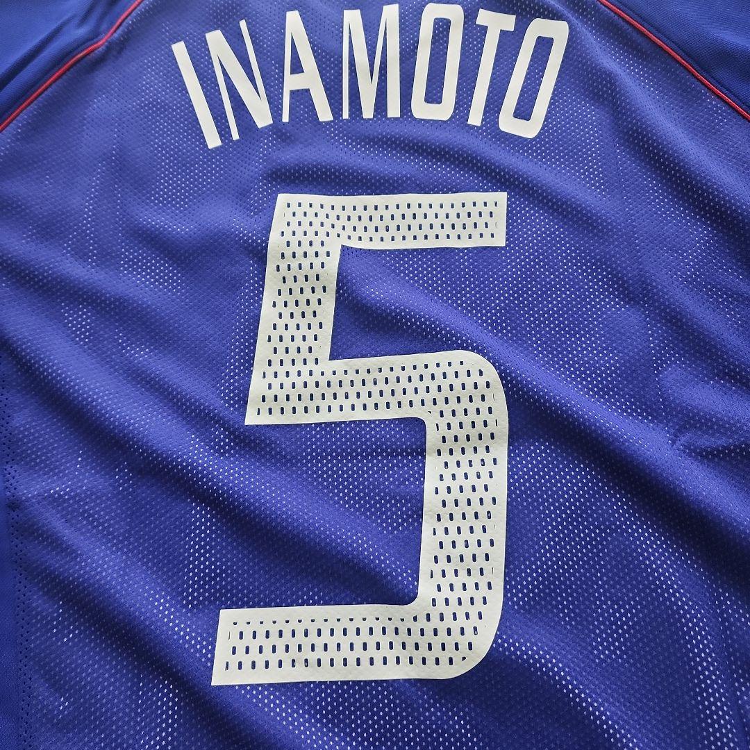 2002日韓W杯 日本代表マッチデイユニフォーム 稲本潤一 5 新品タグ 専用袋