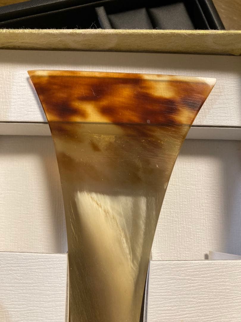 三味線バチ 撥　天然素材 鼈甲撥 高級品 本物保証　ケース付き