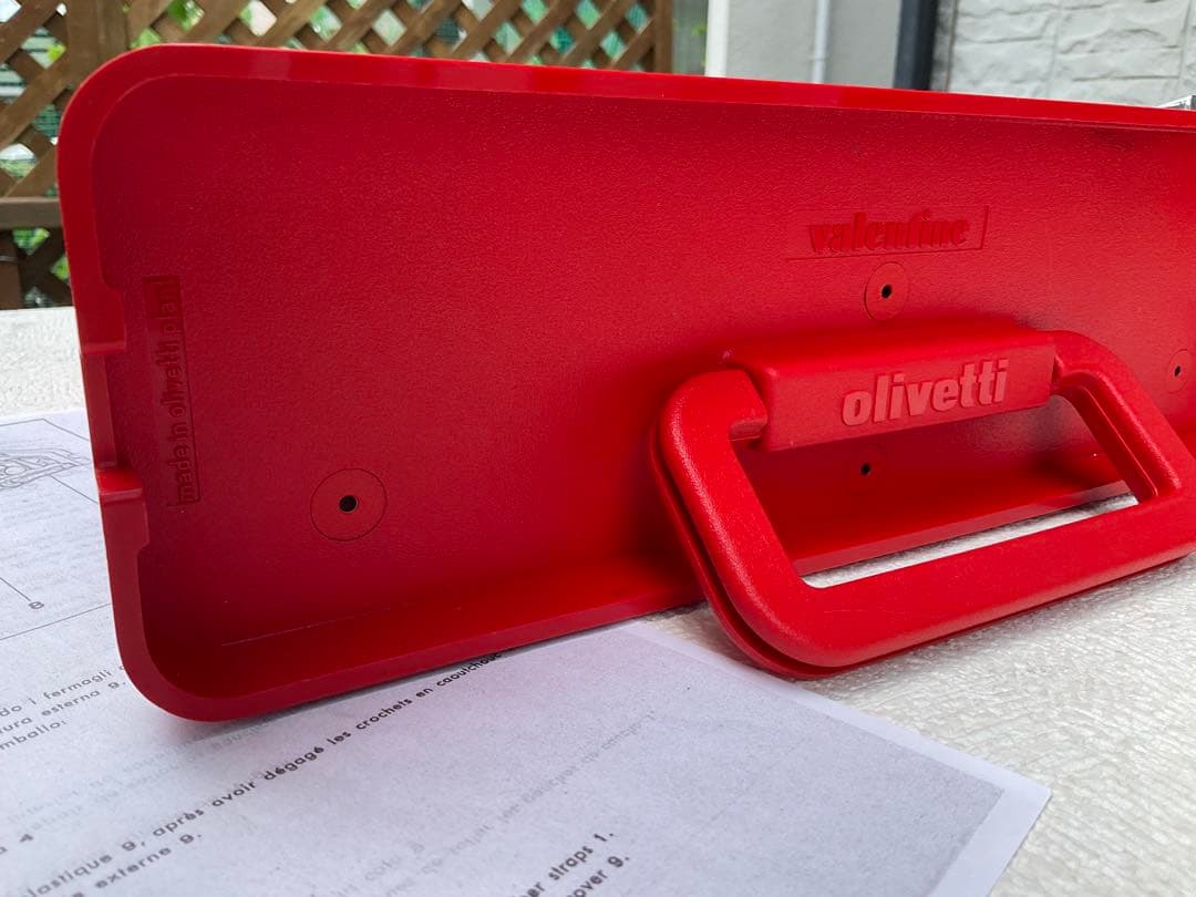olivetti valentine 整備済　完動品　中古品　超綺麗