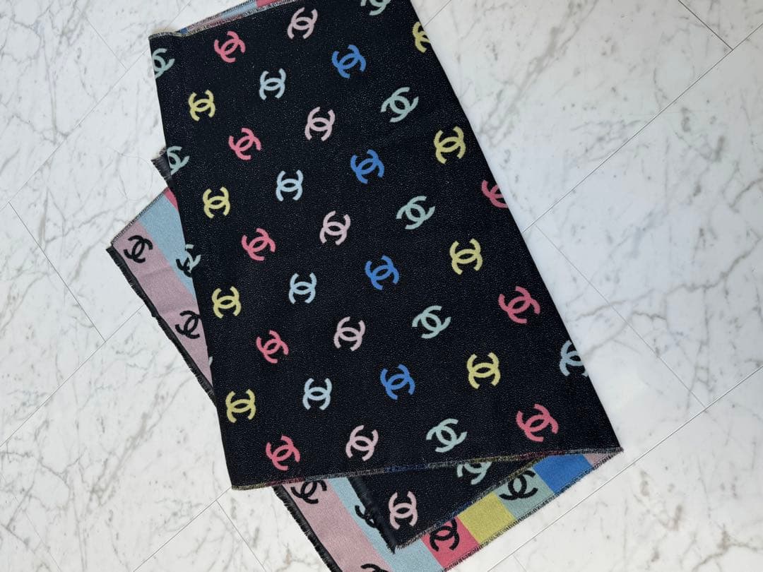 CHANEL カラフルストール／マフラー - メルカリ