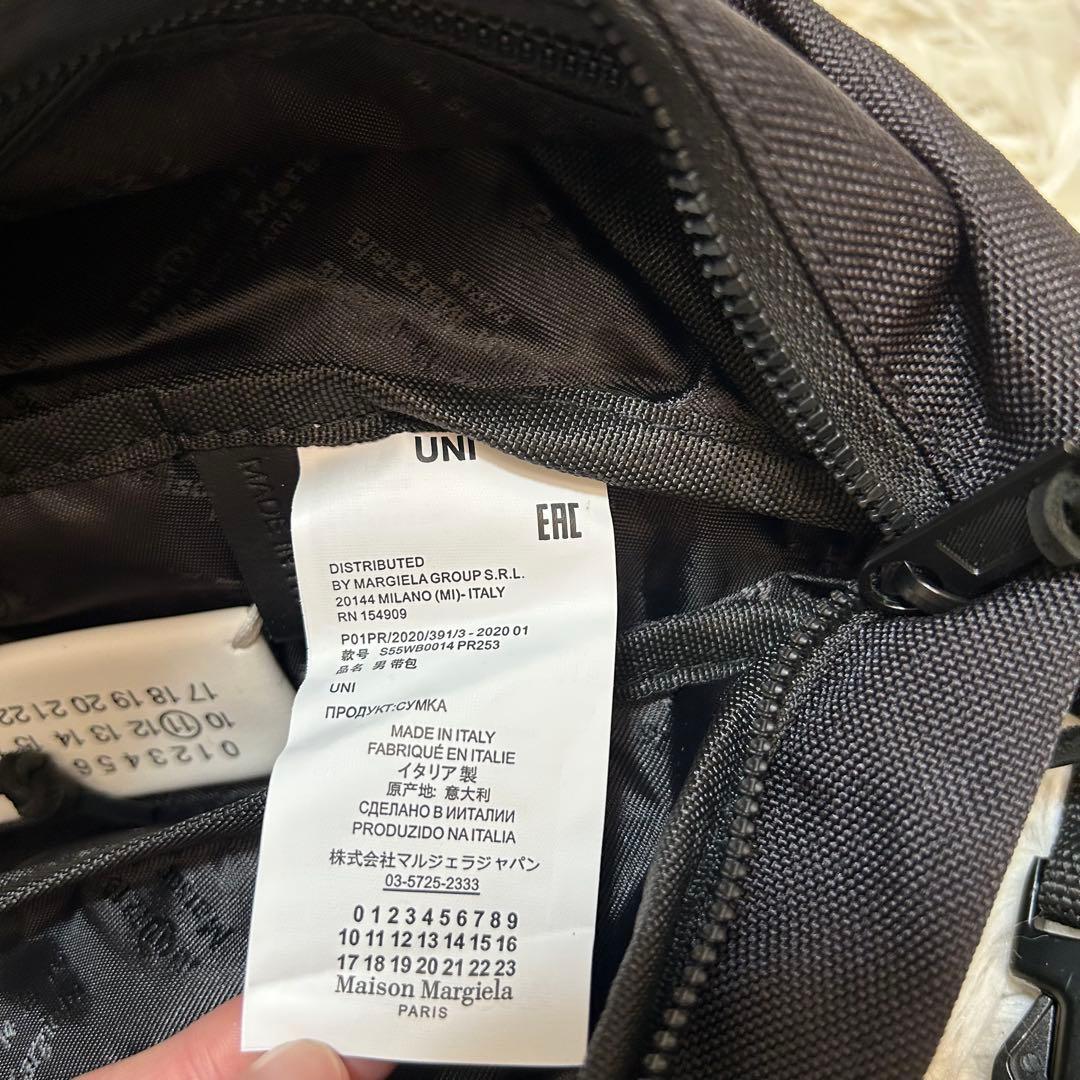 ✨ Maison Margiela ボディバッグ　ウエストポーチ　ブラック