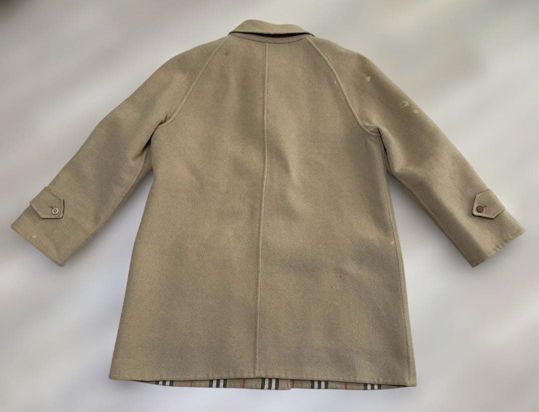 Burberrys ステンカラーコート　ノバチェック　ウール100%